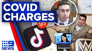 Man who predicted COVID-19 cases on TikTok charged over anti-lockdown rally | 9 News Australia