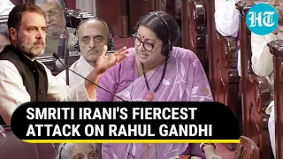 'Rahul Gandhi Put Manipur On Fire': Smriti Irani Loses Cool In Parliament | Speech Goes Viral