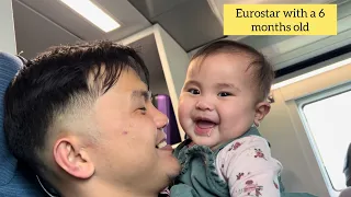 Eurostar with a 6 months old - London to Paris // Perez-Luistro Family Vlogs