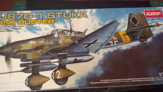 Academy 1/72  JU87G-1 Stuka  Build Update #1