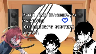 Isagi and bachira’s parents(+chigiri’s sister) react!!/weird sound thanks to copyright 🥸