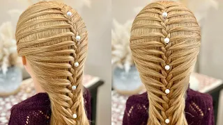 Eid Special Hairstyle 2024 | Braid Hairstyle | Easy & Simple Eid Hairstyle for girls |Style With Sam