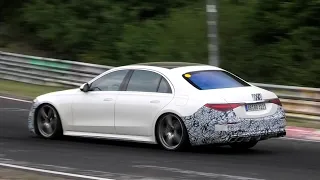 2022 MERCEDES-AMG S63e SPIED TESTING AT THE NÜRBURGRING