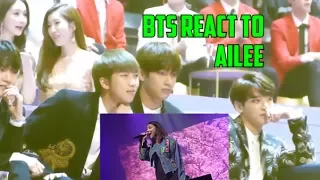 BTS reaction to Ailee in MAMA 2016 (FANMADE)