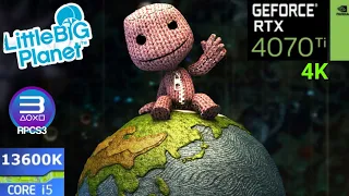 RPCS3 Emulator Little Big Planet 4K | RTX 4070Ti + i5 13600K