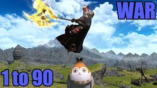 FFXIV: Endwalker Marauder/Warrior 1 to 90 Leveling Skills Guide