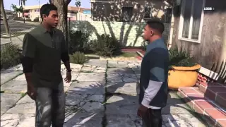 Can a loc come up in your crib? GTA V Lamar haircut roast scene.