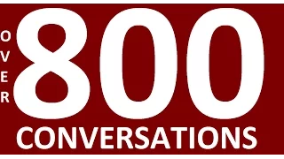 OVER 800 ENGLISH CONVERSATIONS. Learn English Speaking Practice. Conversation
