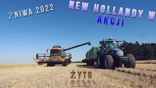 Żniwa 2022 / Żyto 2022/New Hollandy w Akcji