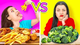 TYPES OF STUDENTS AT SCHOOL || Students at The School Lunch! The Types of Eaters by 123 GO!Genius