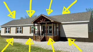 The mobile home of my DREAMS!! Massive NEW double wide that will blow you away! Modular Home Tour