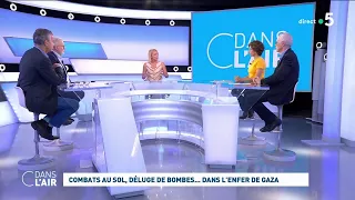 Combats au sol, déluge de bombes... Dans l'enfer de Gaza #cdanslair 28.10.2023