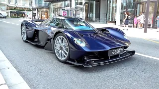 David Coulthard driving his Aston Martin Valkyrie in Monaco !