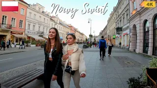 Prettiest Street in Warsaw, Poland 🇵🇱 Nowy Swiat Walking Tour 4k (August 2021)