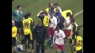 2001/02 Bundesliga title race between Borussua Dortmund and Bayer Leverkusen