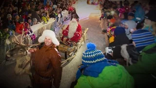 Santa Is on His Way in Santa Claus Village, Rovaniemi, Dec 23rd 2015