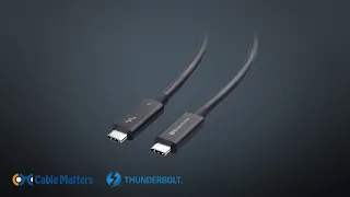 [Intel Certified] Cable Matters 40Gbps Active Thunderbolt 4 Cable