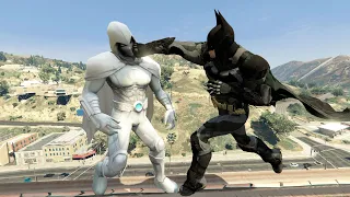 GTA 5 Epic Ragdolls And Fails #19 (  Batman VS Moon Knight / Epic Ragdolls )