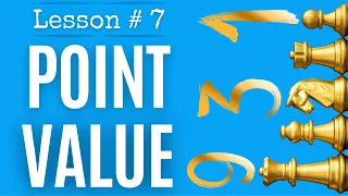 Chess Lesson # 7: The point value of the Chess pieces | How to play Chess the right way