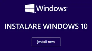 Cum se instalează Windows 10 - Tutorial video complet