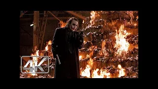 Joker Quema de Dinero / Un Mundo Sin Batman LATINO (4k-HD) The Dark Knight (2008)