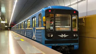 Метро Новосибирска. Поездка по всем станциям