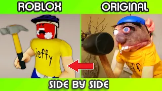 SML Movie vs SML ROBLOX: Jeffy's Funniest Moments! Side by Side #3