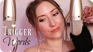 ASMR Most Tingly Trigger Words 💜 Deep Breathy Whispering Extra Close Up for Your Relaxation & Sleep