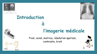 Introduction à L'imagerie Médicale: Pixel, Voxel, Résolution Spatiale, Bruit, Contraste et Coupes.