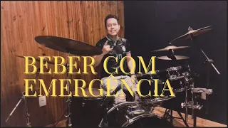 BEBER COM EMERGÊNCIA #TBT Jefferson Moraes | Drum Cover - Edinho Sagahc #sertanejo