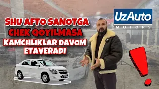 SHU AFTO SANOTGA CHEK QOYILMASA KAMCHLIKLAR DAVOM ETAVERADI BARCHASIGA OZIMIZ HAM AYIBDORMIZ !!