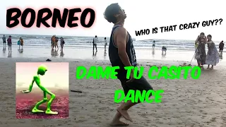 Dame tu Cosita Dance Challenge in public