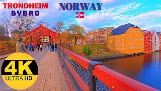 【4K】Relaxing Autumn Walking Tour In NORWAY - (Gamle Bybro - Studenter Samfundet)