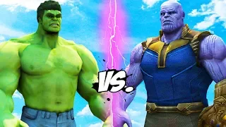 THANOS VS HULK - INFINITY BATTLE