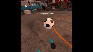 VRFS VR soccer gameplay