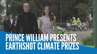 Prince William presents Earthshot climate prizes