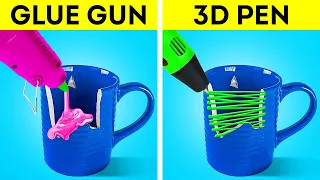 HOT GLUE vs 3D PEN! How to Fix Anything Around You