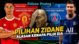 Busyet Zidane 😱 Inilah yang Dikatakan Zizou Pilih Ronaldo / Messi ❌ Pelatih Man Utd / PSG ❓