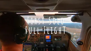 My First Solo Flight - Full Flight (ATC Audio)