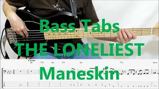 Maneskin - The Loneliest (BASS COVER TABS)