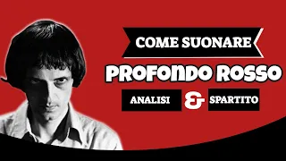 Come suonare Profondo Rosso (ANALISI e SPARTITO)