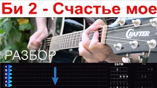 Би 2 - Счастье мое где ты (OST "Брат2"). Разбор на гитаре