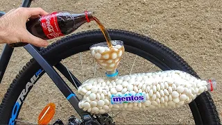 Das Schnellste Fahrrad Der Welt (COCA-COLA + MENTOS) 🚀🚲