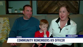 Community remember fallen K9 officer