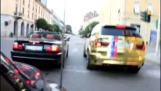 BMW X5M Gold против BMW M3