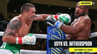 OLEKSANDR USYK VS CHAZZ WITHERSPOON | KNOCKOUT, BOXING fight, HD