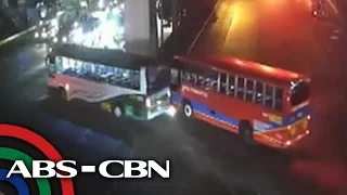 TV Patrol: Mga bus, nagbanggaan kakahabol sa pulang traffic light
