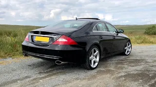 Mercedes-Benz CLS500 (M273) 5.5 V8 - Muffler Delete Exhaust Sound