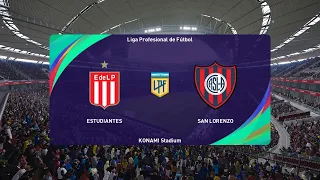 PES 2021 | Estudiantes vs San Lorenzo - Argentina Liga Profesional | 30/03/2021 | 1080p 60FPS