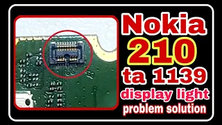 How to nokia 210 lcd display light problem solution #nokia210lcdLight #mirmobilesolutions